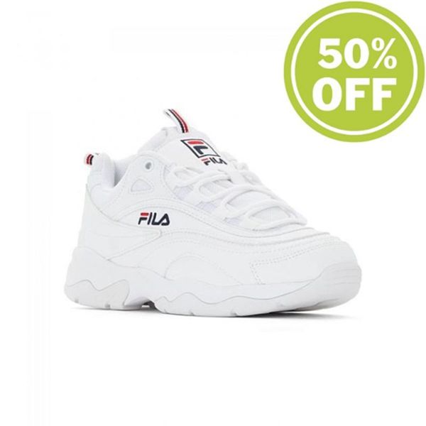 Zapatillas Fila Mujer Blancas - Ray Low Wmn - España 205981BYT